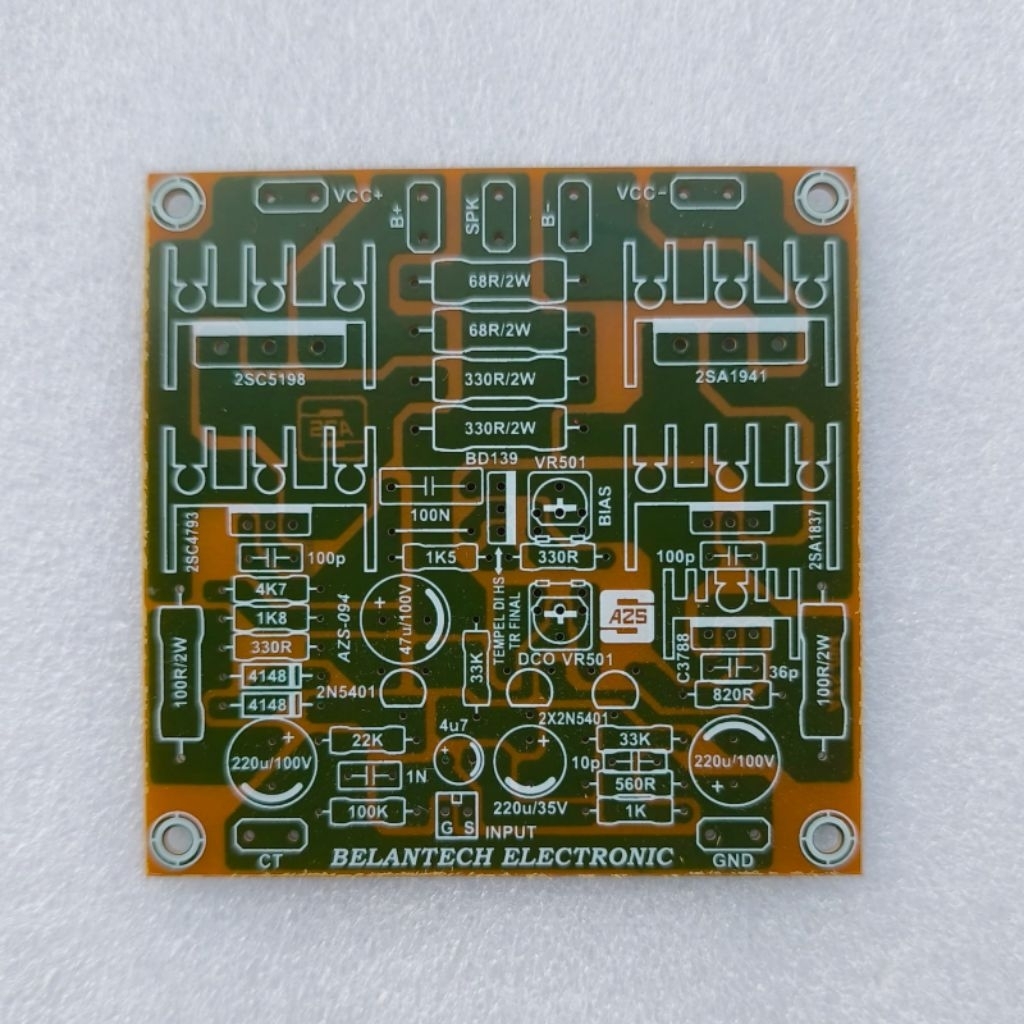 PCB Power Amplifier SOCL 504 TEF Crispy Modif By Kartino