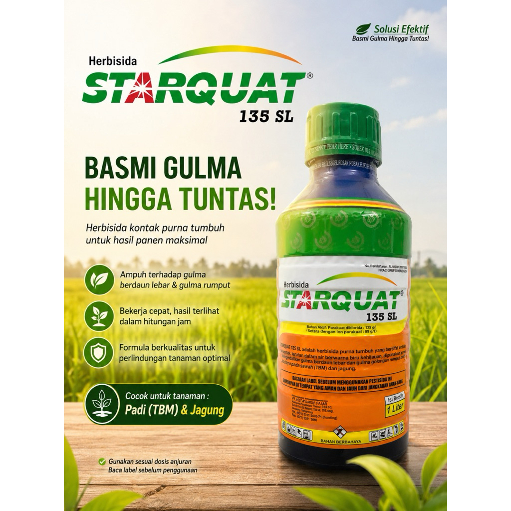 starquat herbisida kontak 135sl