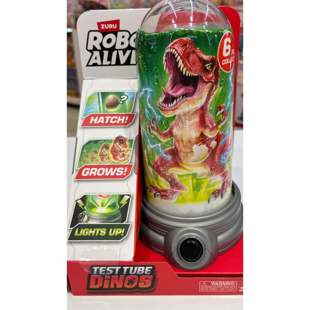 Zuru robo alive test tube dino blind tube original