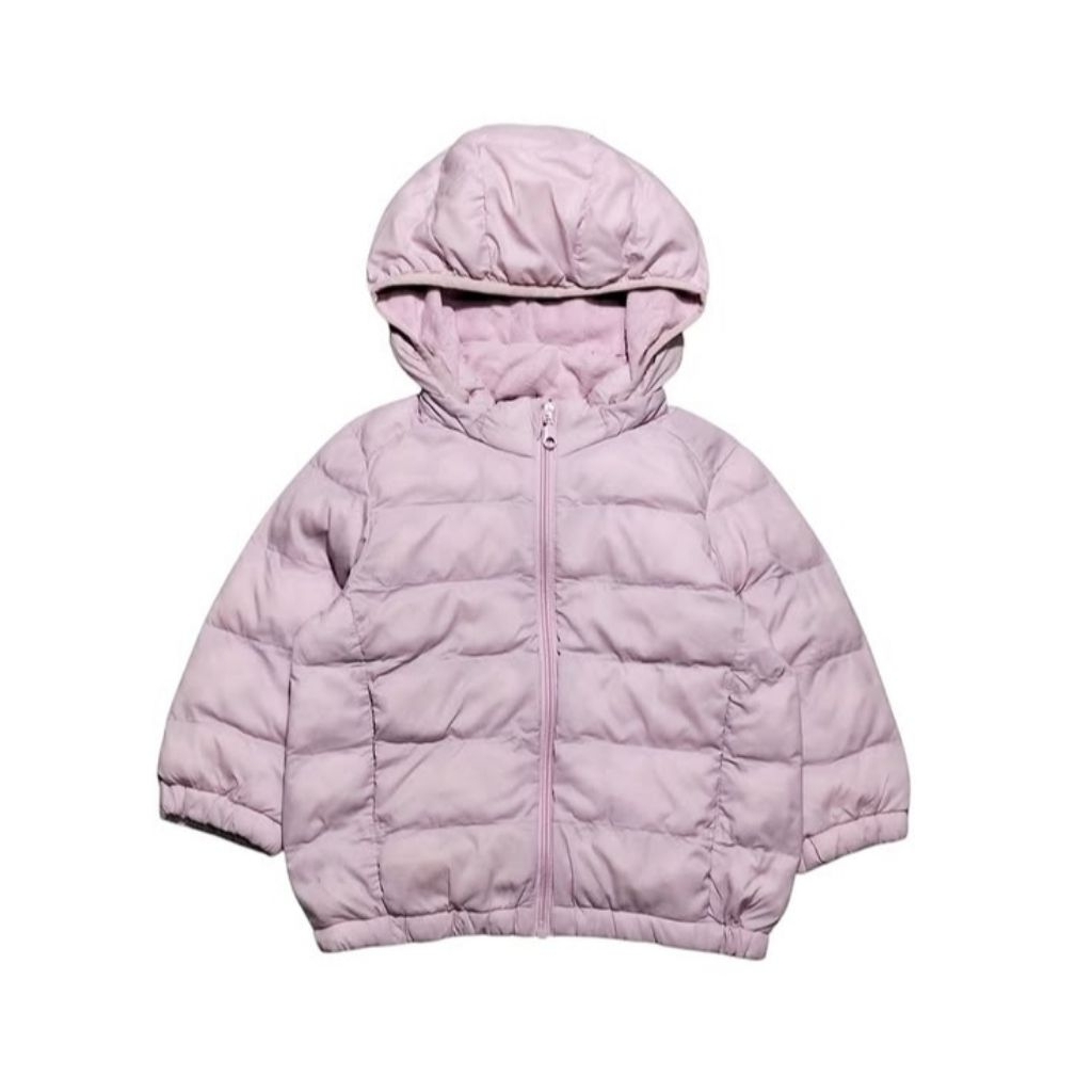 UNIQLO BABY kids women jacket puffer size 90 fit 2 - 3 th (P41xL36)