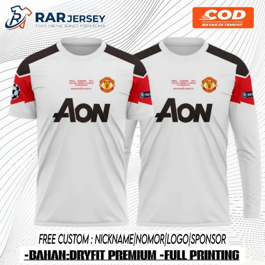 JERSEY MANCHESTER UNITED EDISI FINAL UCL 2011