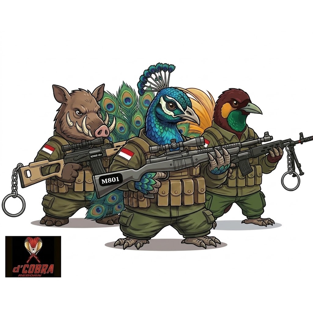 Mainan Hobi Replika Pajangan Model Rusa Menggunakan M890 M801 M378 M806 Outdoor Tactical SNI