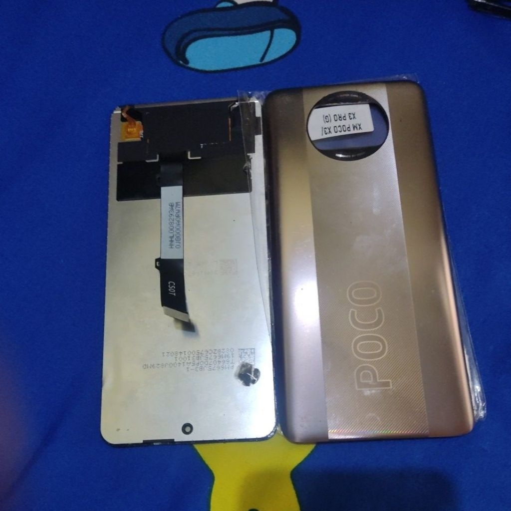 lcd ori Poco x3 pro minus lumutan + backdoor
