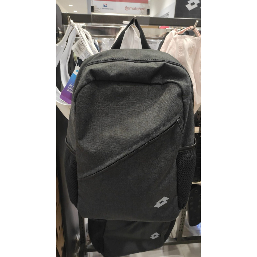Tas Backpack Ransel Lotto “Black”