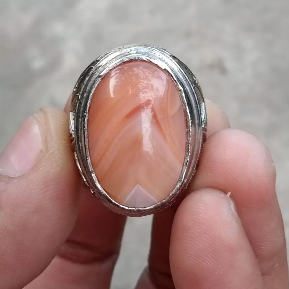 cincin batu akik Sulaiman junjung derajat