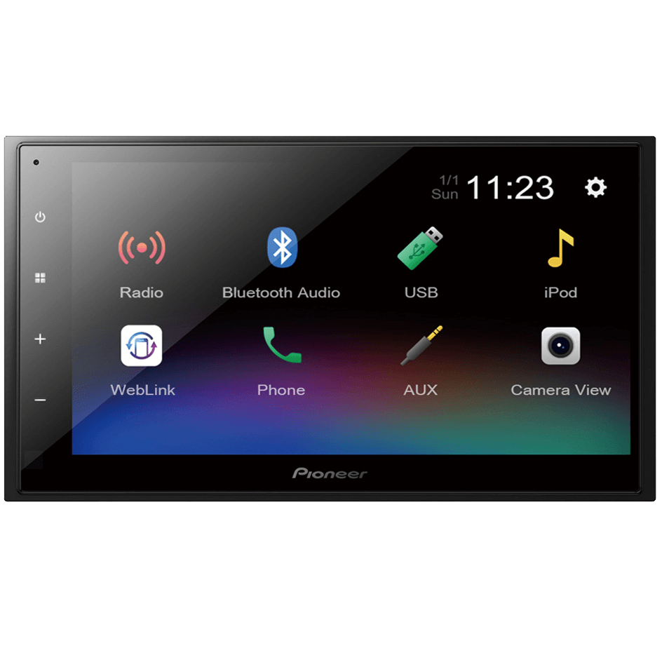 pioneer DMH-A345BT double din headunit garansi resmi A345BT