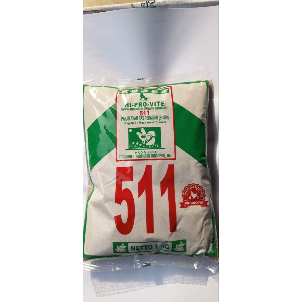 PAKAN AYAM 511 CP 511 HI-PRO-VITE POKPHAND