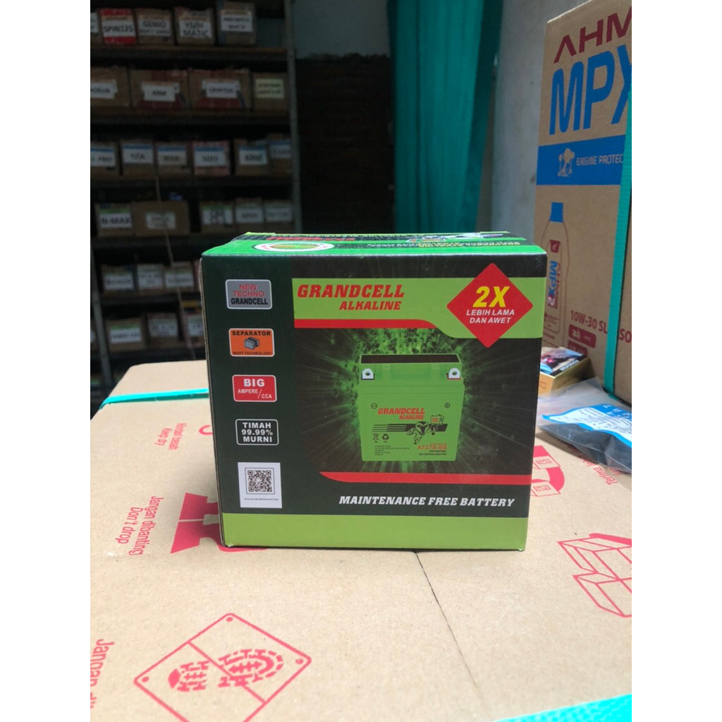 Aki Kering Alkaline Motor Honda Vario 125 7A 7 Ampere ATZ7S ATZ7 ATZ 7S 100% Original