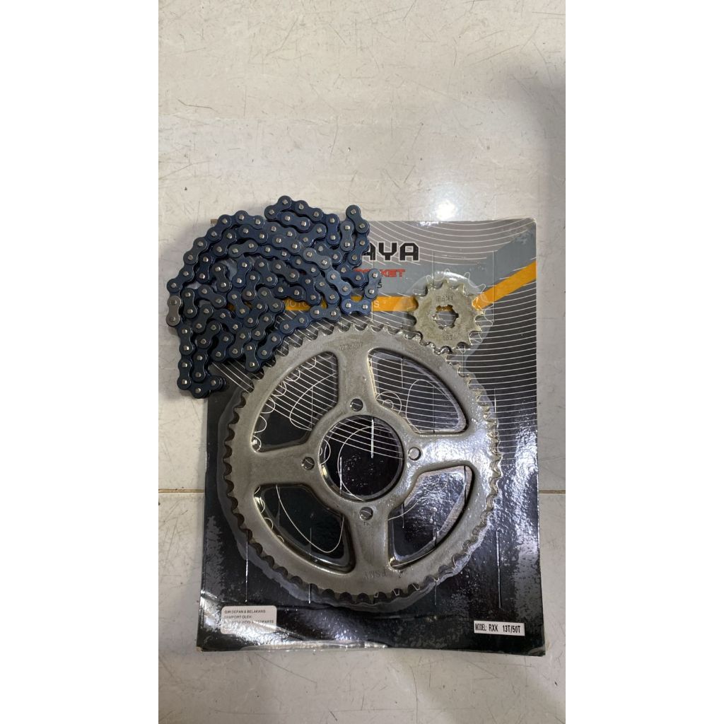 Gir Pres Gir Set Depan Belakang Jupiter Z/RXK/Rxk-King 50T/12T