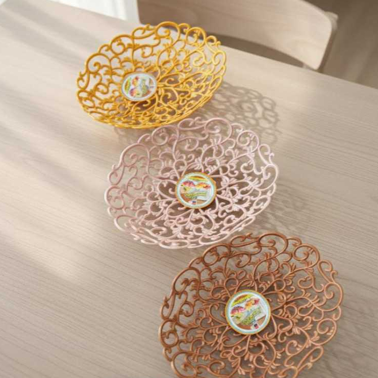 KERANJANG BUAH / TEMPAT BUAH PLASTIK / FRUIT PLATE / TEMPAT BUAH ESTETIK / KERANJANG BUAH ESTETIK / 