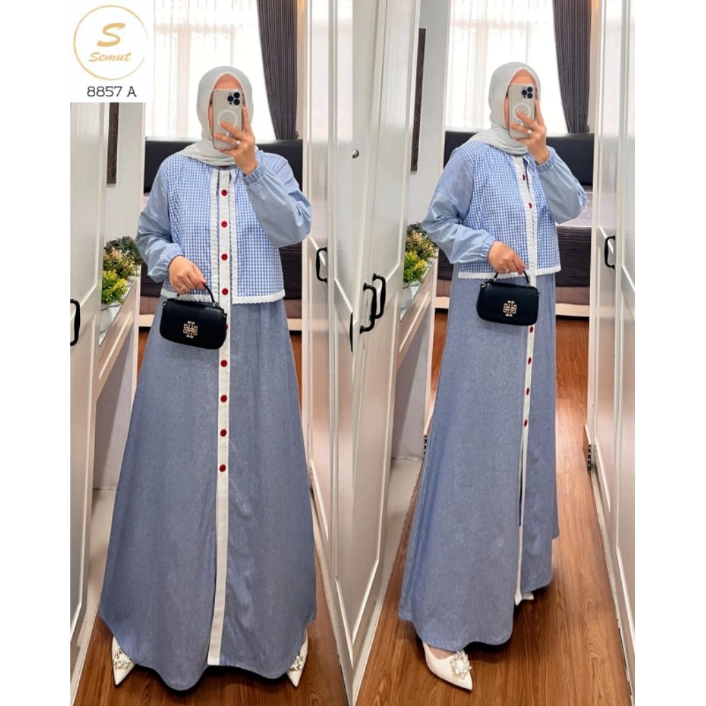 Gamis katun linen