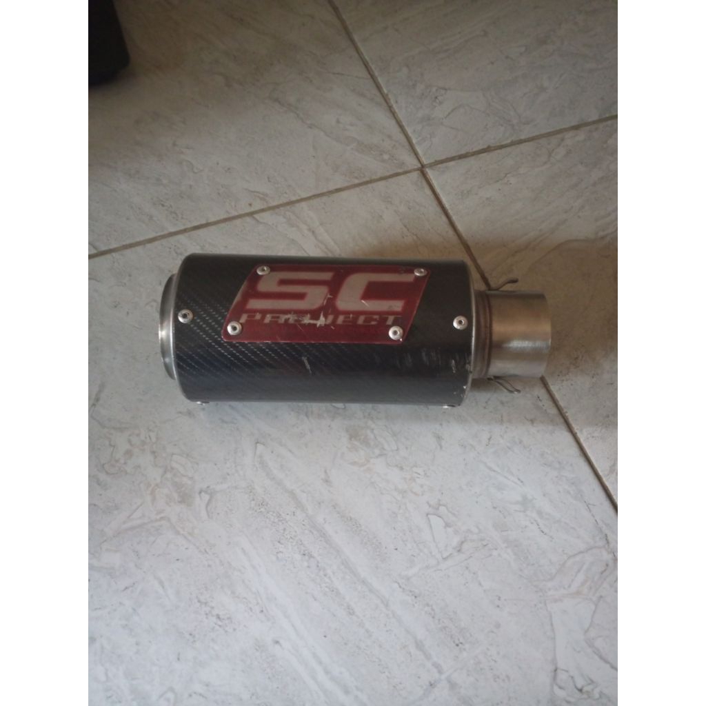 silincer knalpot SC project bekas copotan gsx r150