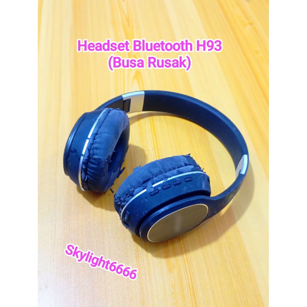 Headset Bluetooth H93 (Buss Rusak) Returan/Rusak