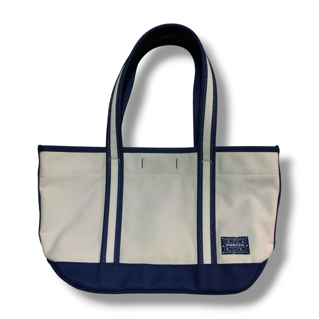 Porter Yoshida Girl Totebag Leather Mix Canvas Made in Japan