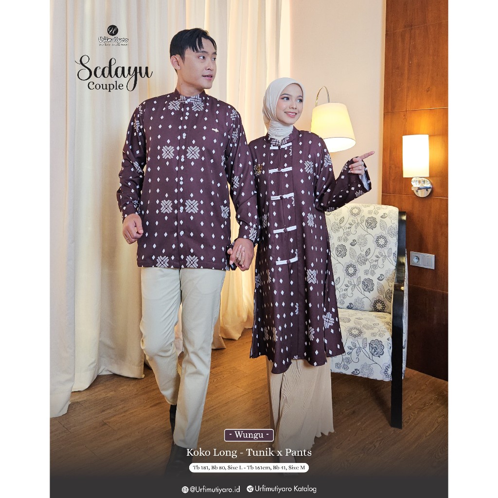 SEDAYU Couple Tunik Vest Kemeja