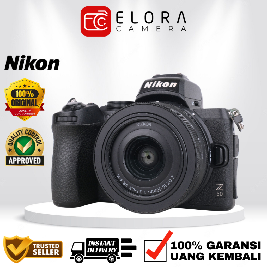 Nikon Z50 Kit 16-50mm / Kamera Mirrorless Nikon Z 50 Body Only / Nikon Z50 Kit BO