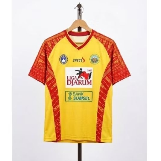 jersey kandang retro Sriwijaya FC musim 2007-2008