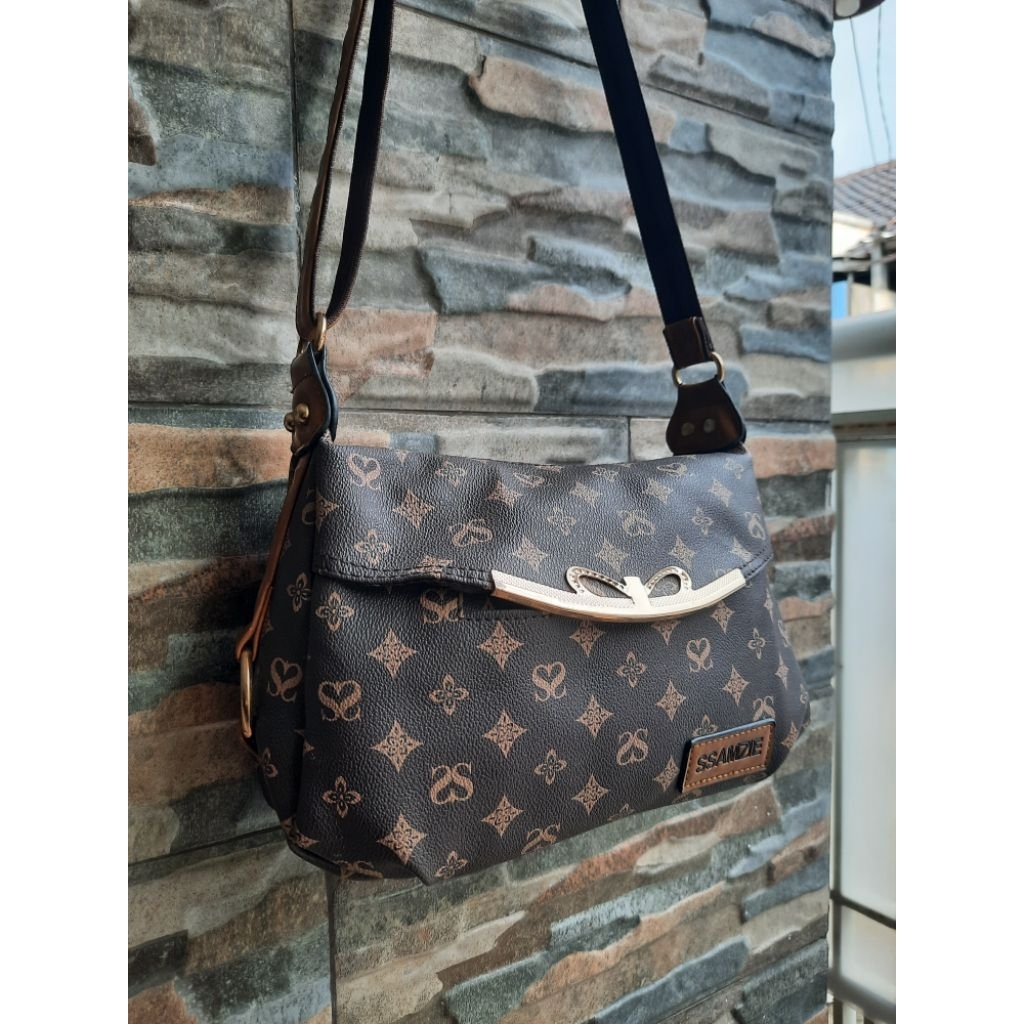 Sling Bag Cokelat Ssamzie - Branded Original