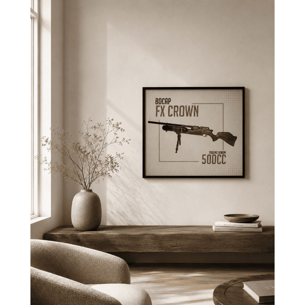 Hiasan Dinding, Pigura, Wall Aesthetic, Minimalist, FX Crown Pipa 500