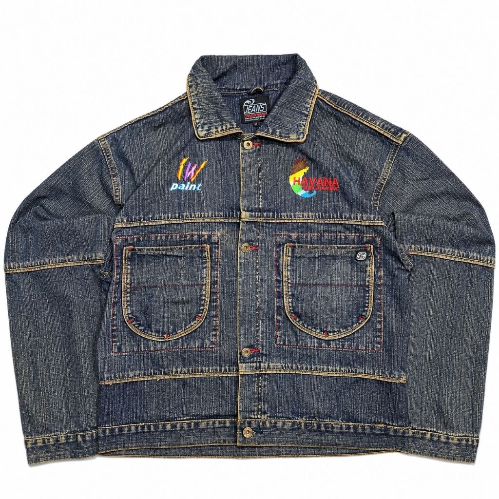 denim y2k jacket
