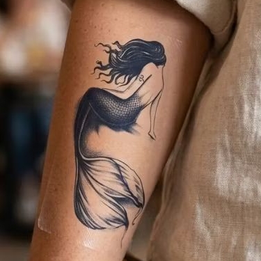 ( SEMI PERMANEN ) Tatto temporer GZ-216 DUYUNG stiker tatto temporary tato tempel sementara tahan 1-