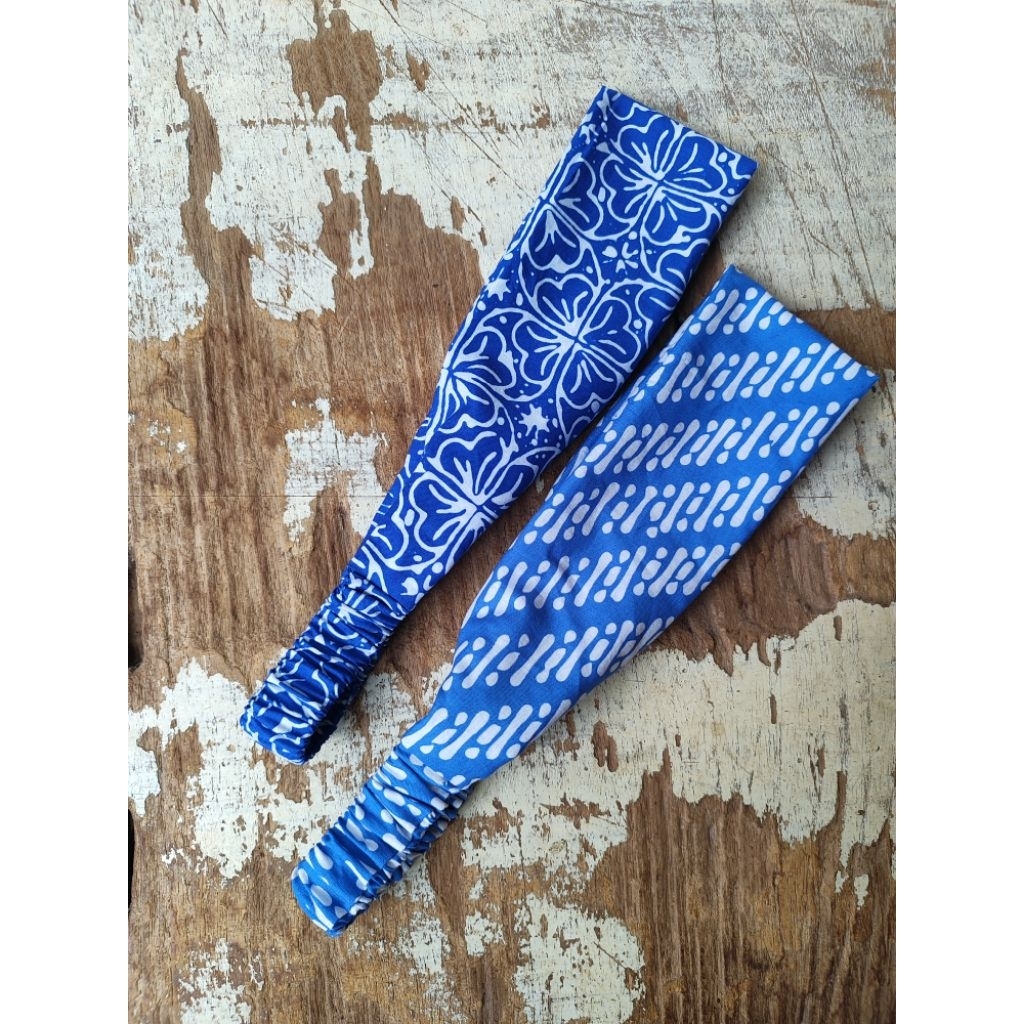 Bando Batik Bandana Batik Inner Hijab Bando Handmade Batik Cap