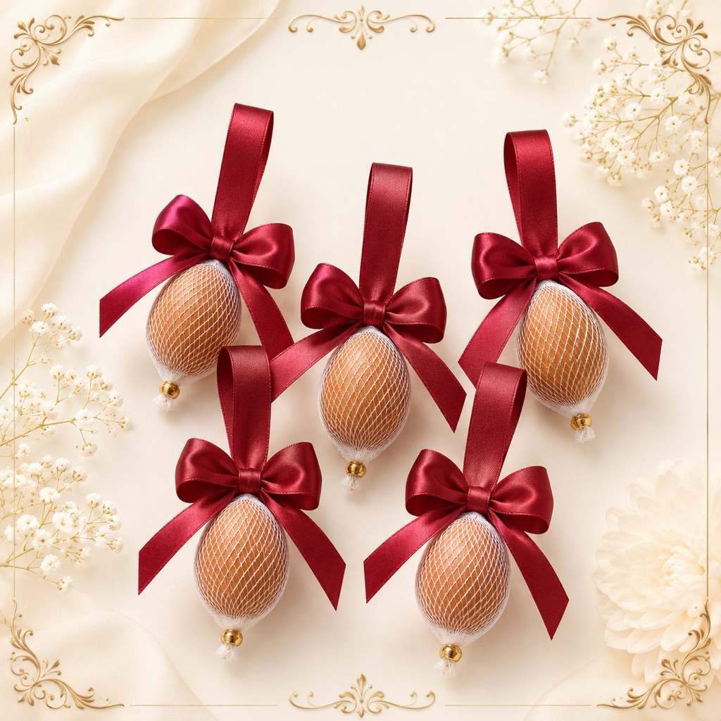 DS - Bunga Telur Pita Satin/Bunga Telur Nikahan/Aqiqah dll