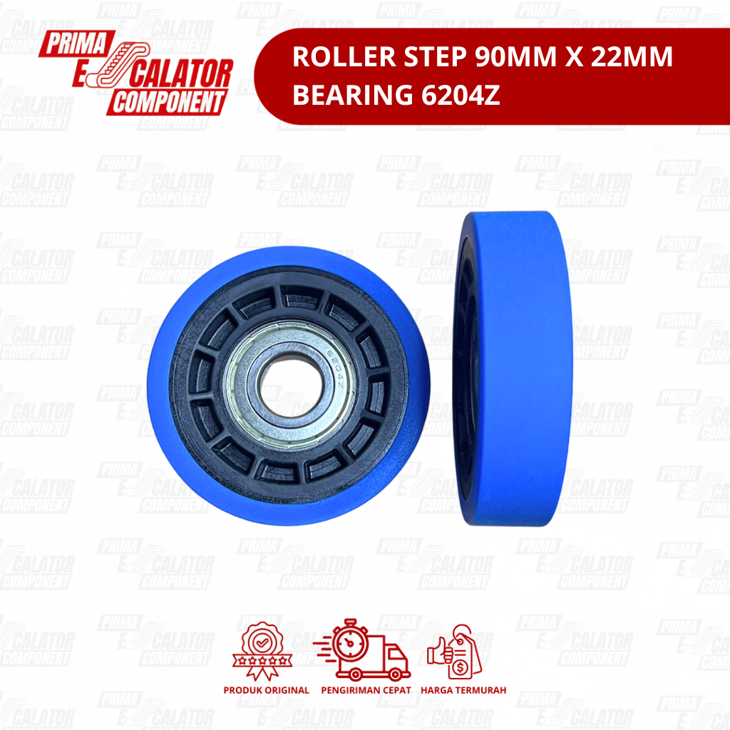 ROLLER STEP ESCALATOR  DIAMETER 90 MM X 22 MM BEARING 6204Z