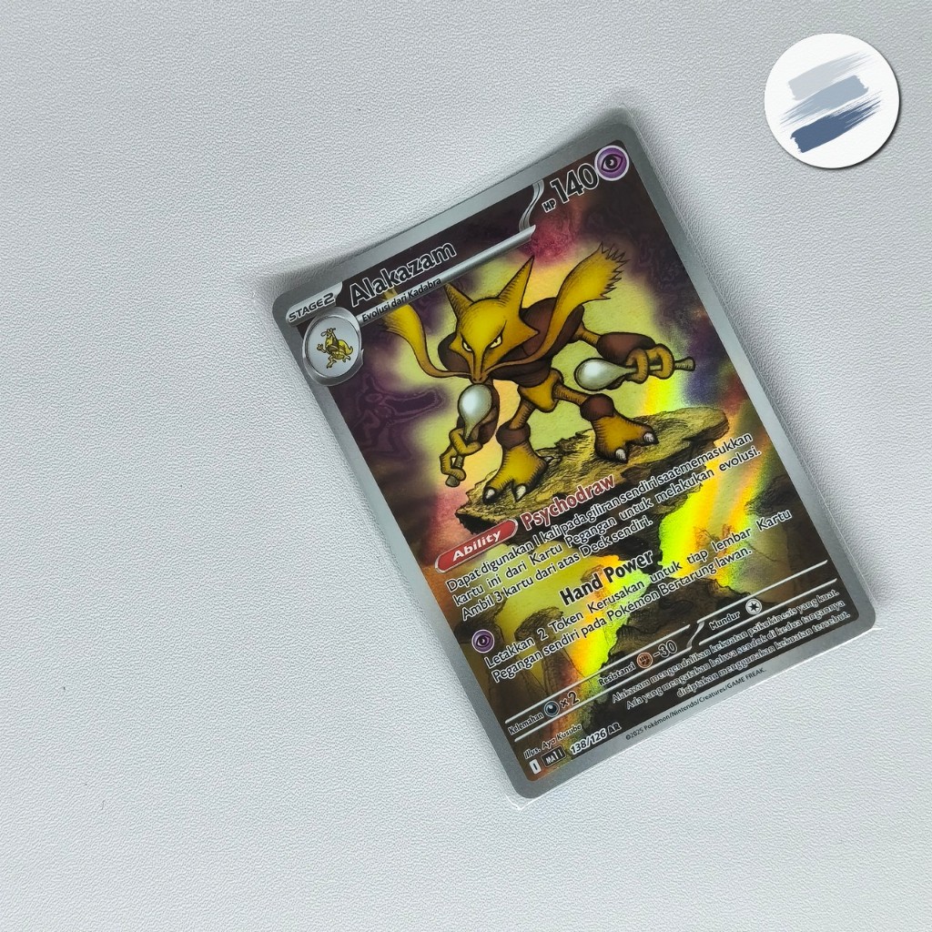 Alakazam AR ma1 Evolusi Mega Pokemon TCG Indonesia