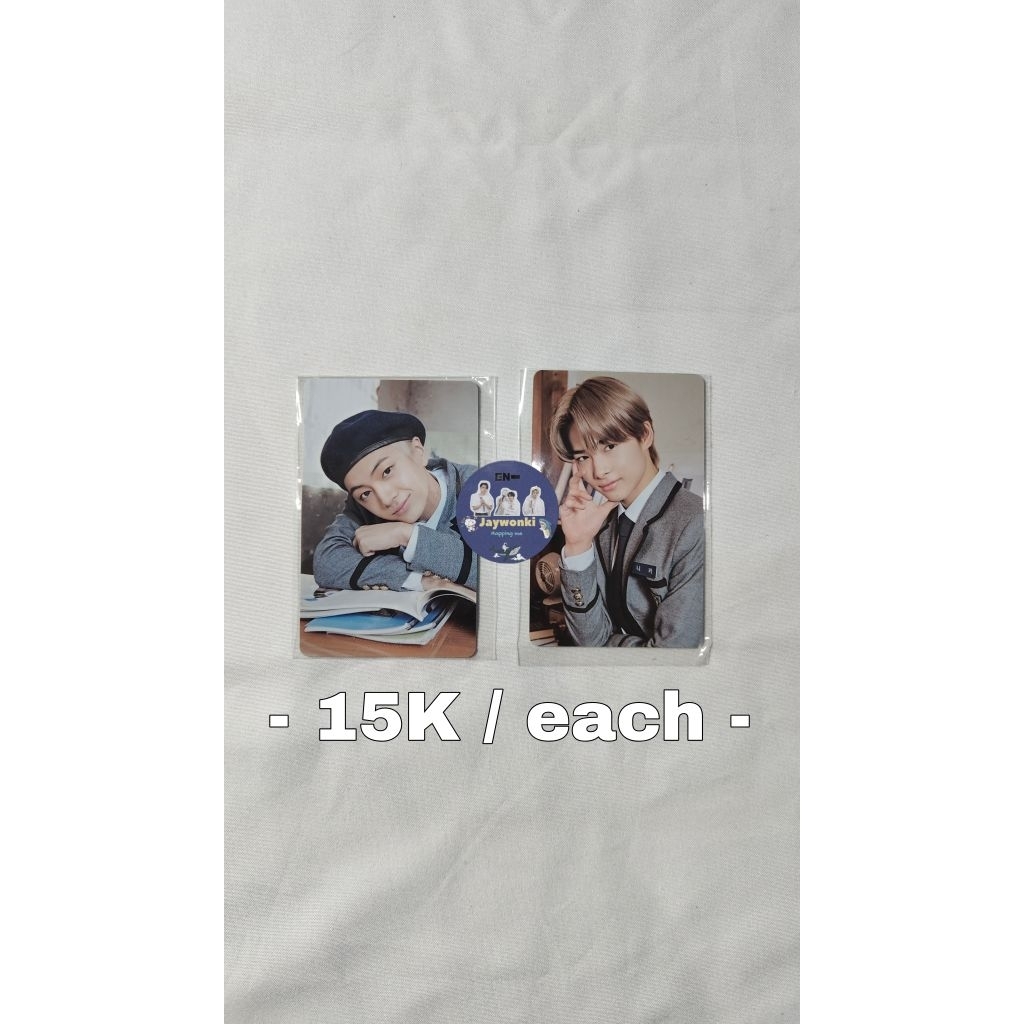 ENHYPEN PHOTOCARD OFFICIAL - GGU DECO PACKAGE SHARING JAY NI-KI