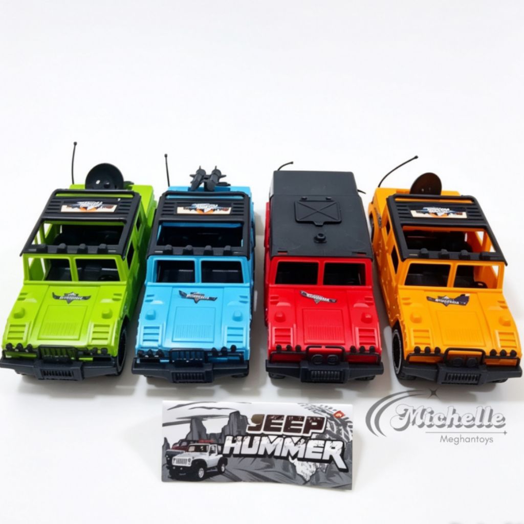 Mainan Anak Mobilan Jeep Hummer Mainan Edukasi Anak Mobilan Plastik Mobil Jeep