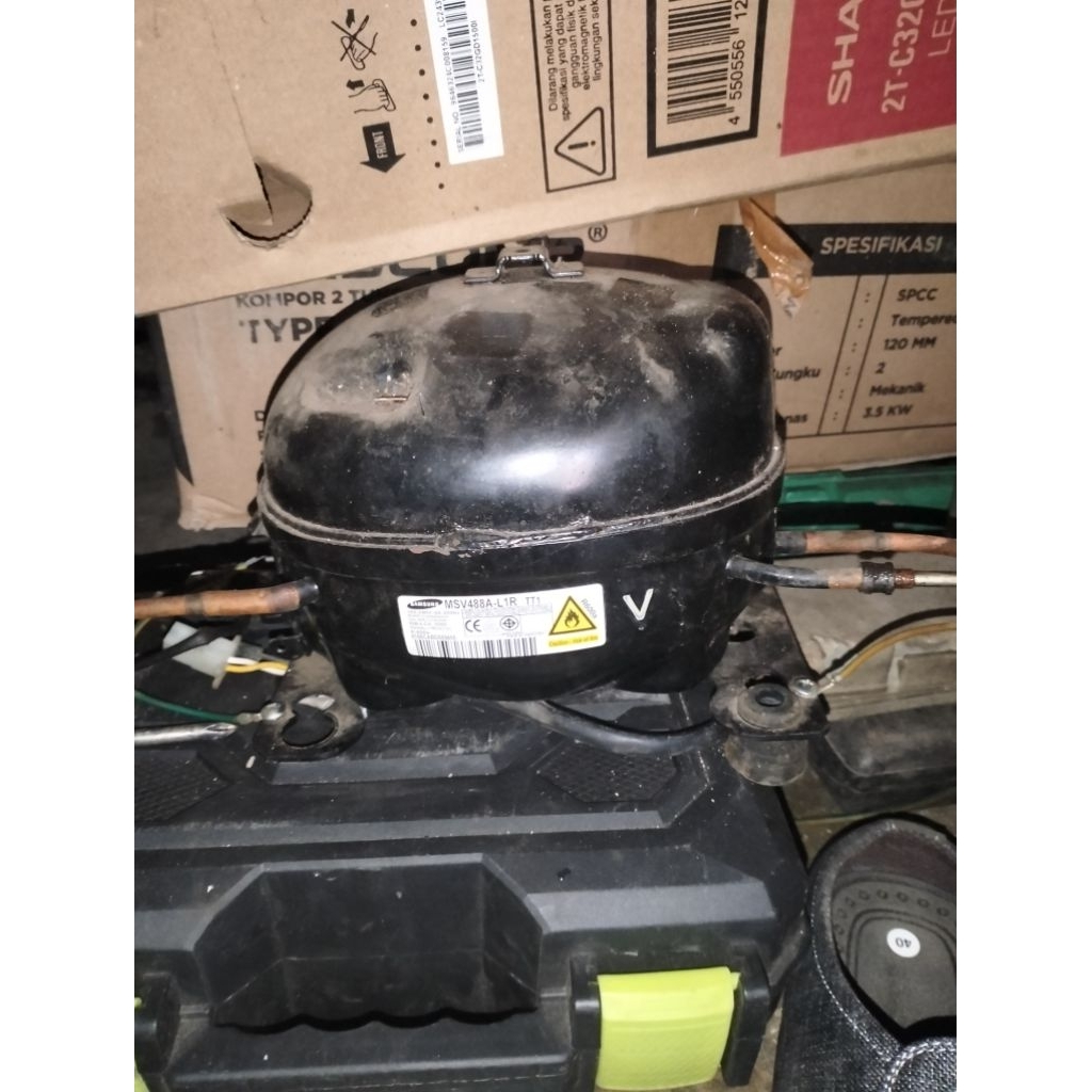kompresor kulkas inverter Samsung original copotan