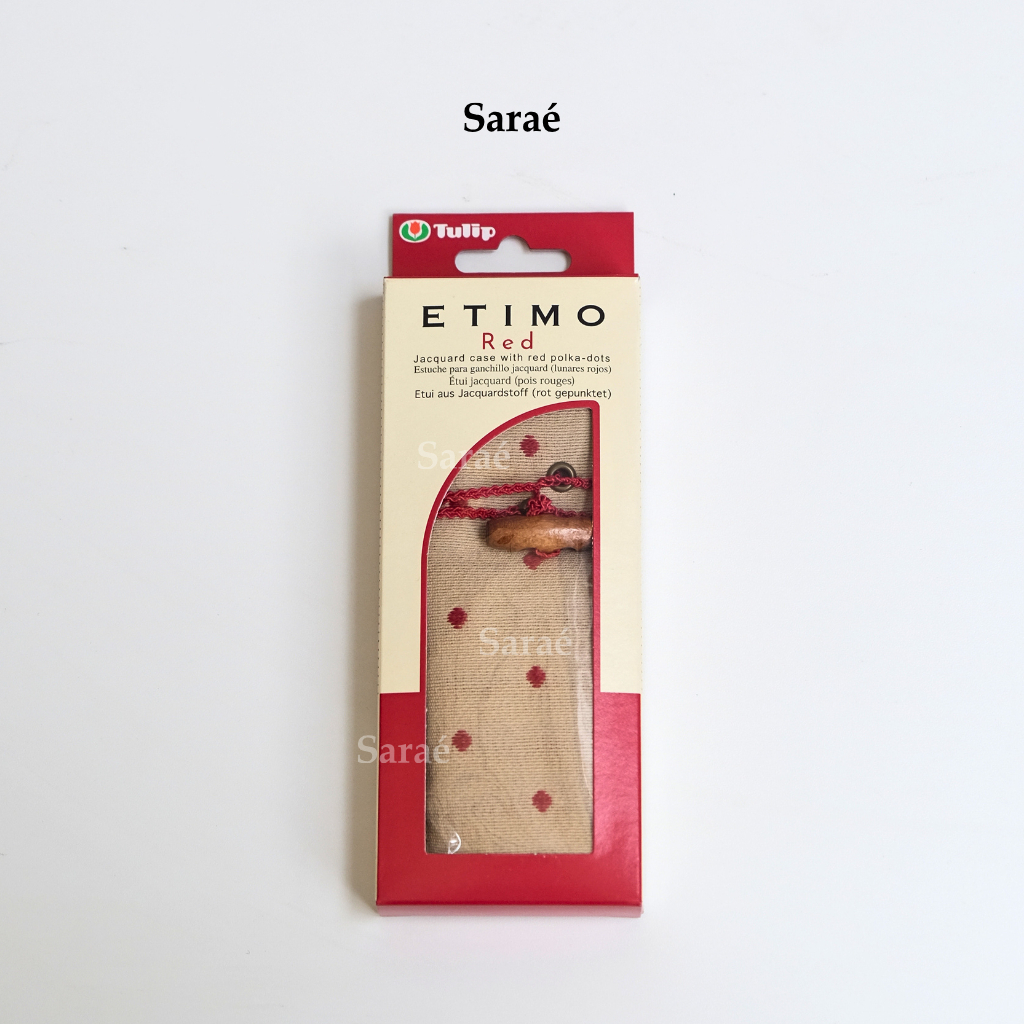 Case Tulip Etimo Red/Tempat Hakpen/Pouch Hakpen