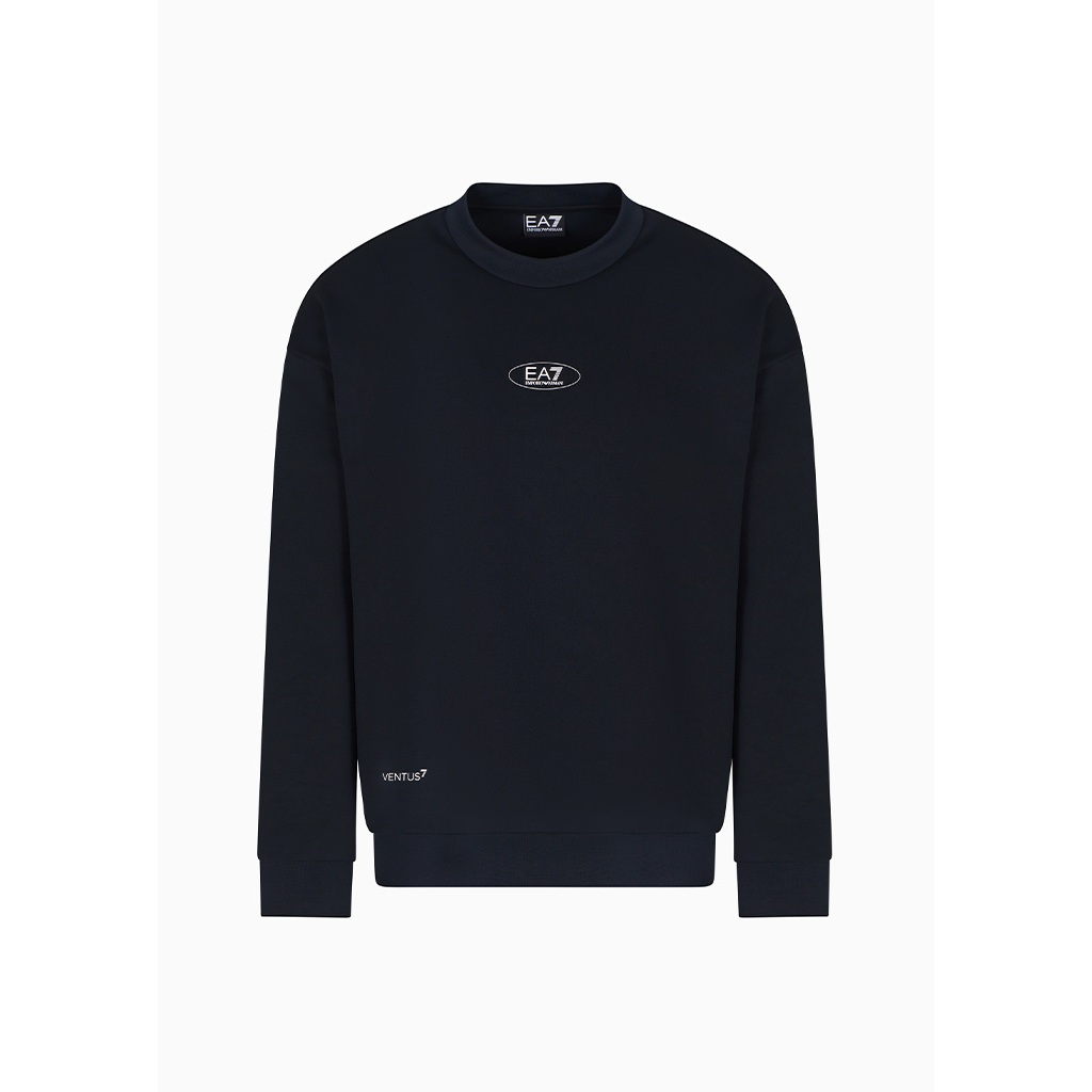 EA7 EMPORIO ARMANI ARMANI BLUE SPORT SWEATSHIRT