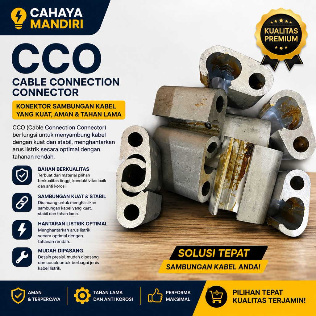 CCO 70-70 penyambung kabel