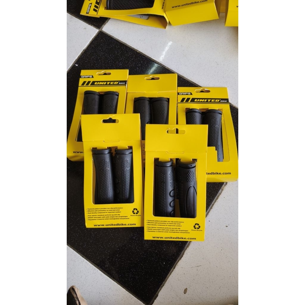 Grip Sepeda United Bike Ergonomic Anti Slip Handle Grip handgrip MTB BMX Sepeda Lipat Original