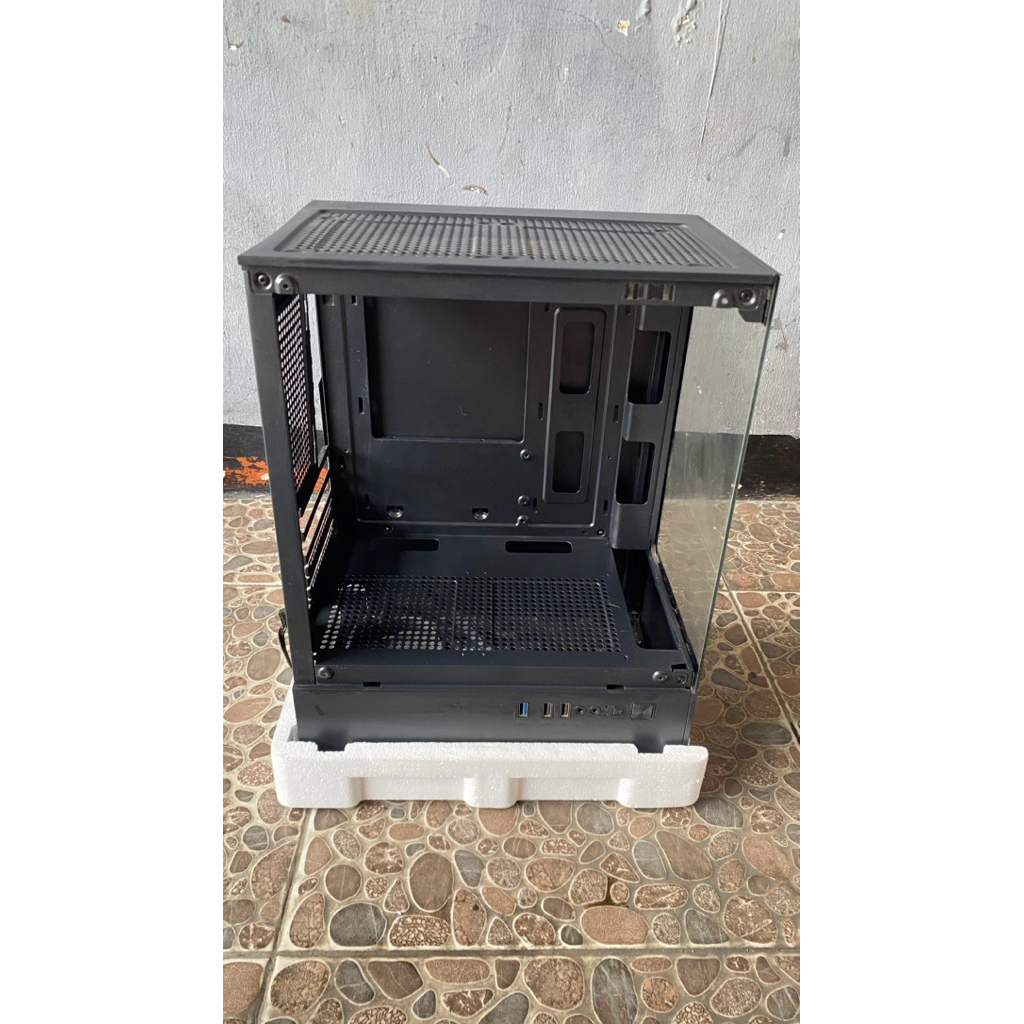 SECOND casing pc Raptor tanpa kipas casing type m-atx