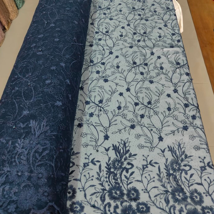 KAIN TILE AKAR KEMBANG KAIN TILE MOTIF AKAR KEMBANG ADA PINGGIRAN MUTIARA DAN GLITER