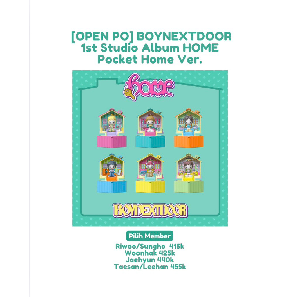 [PO] BOYNEXTDOOR 1st Studio Album Home Pocket Home
