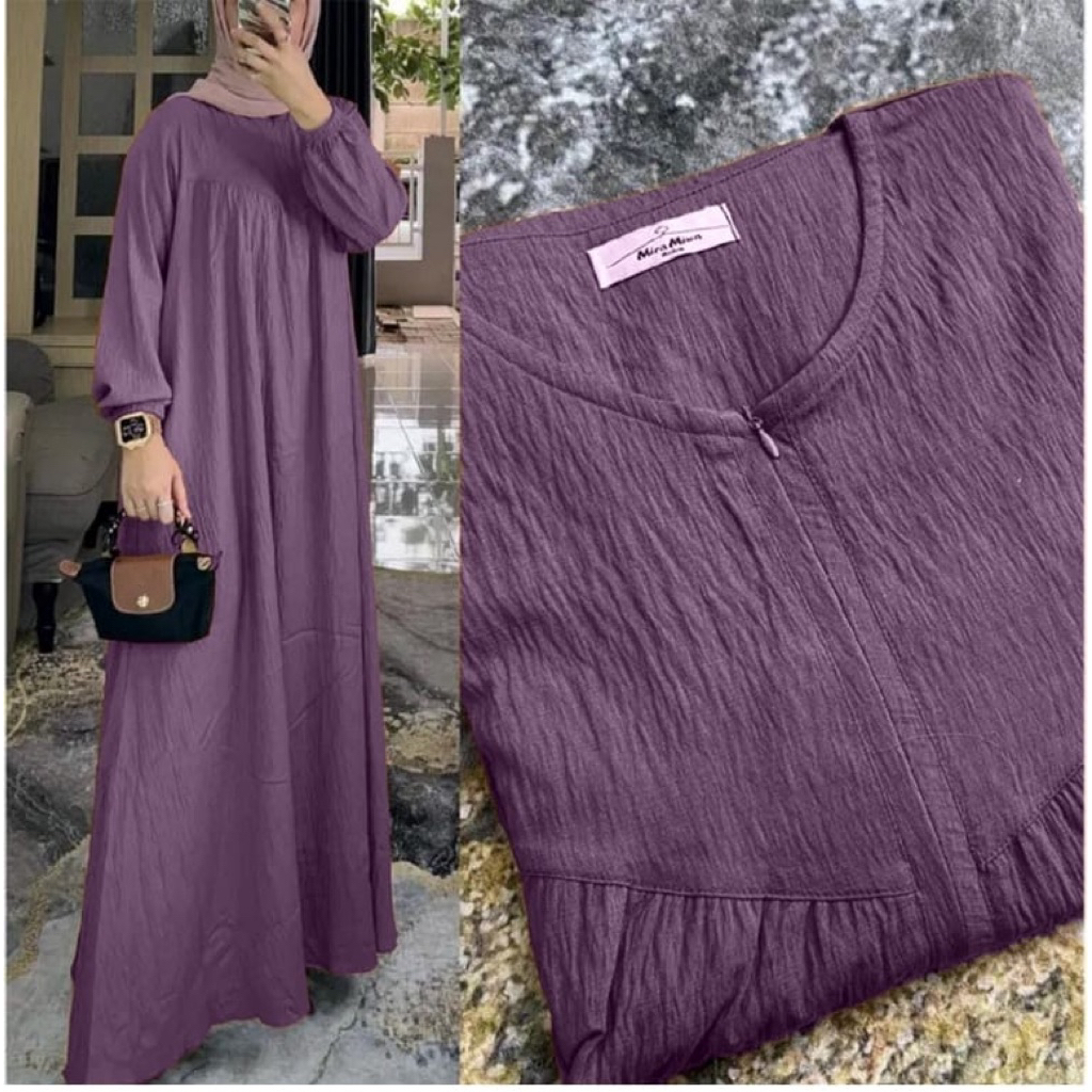 GAMIS DIERA -DIERA KATUN MIKRO //GAMIS MUSLIM WANITA //gamis terbaru //gamis lebaran