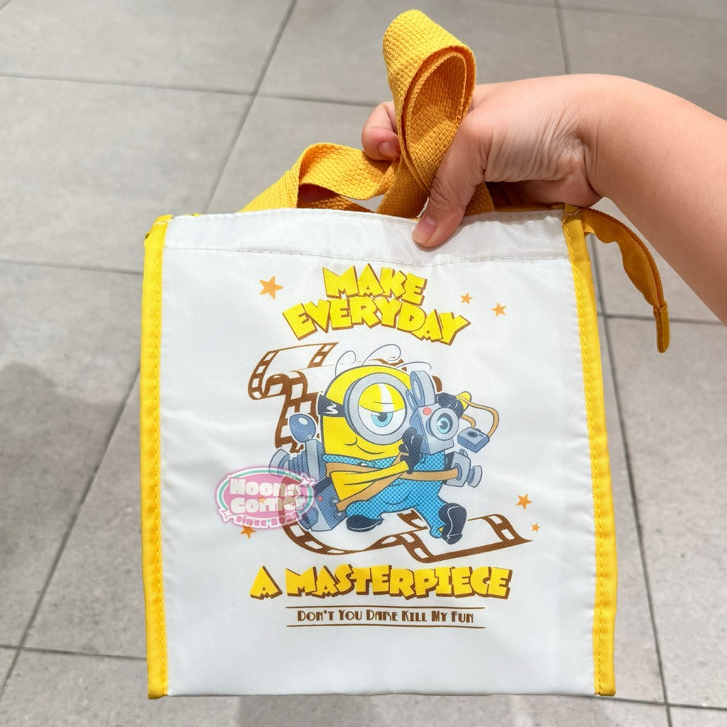 Miniso x Minion ‼️ Tas Bekal / Lunch Bag Thermal Minions and Monster Collection (21x13x23cm)