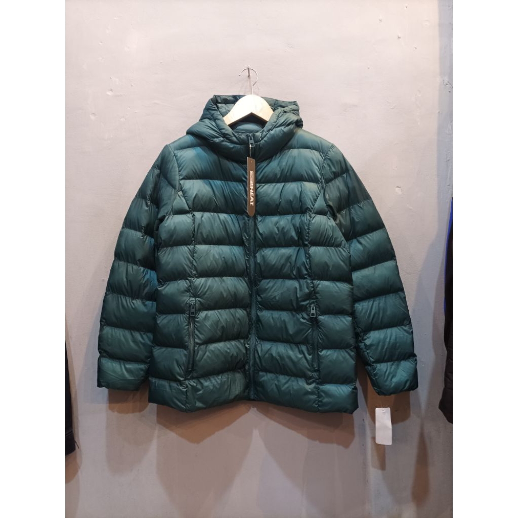 Jaket Puffer 32°Degrees Heat Cool Hooded Original 
