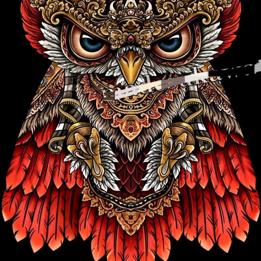 layangan burung hantu, layangan kain