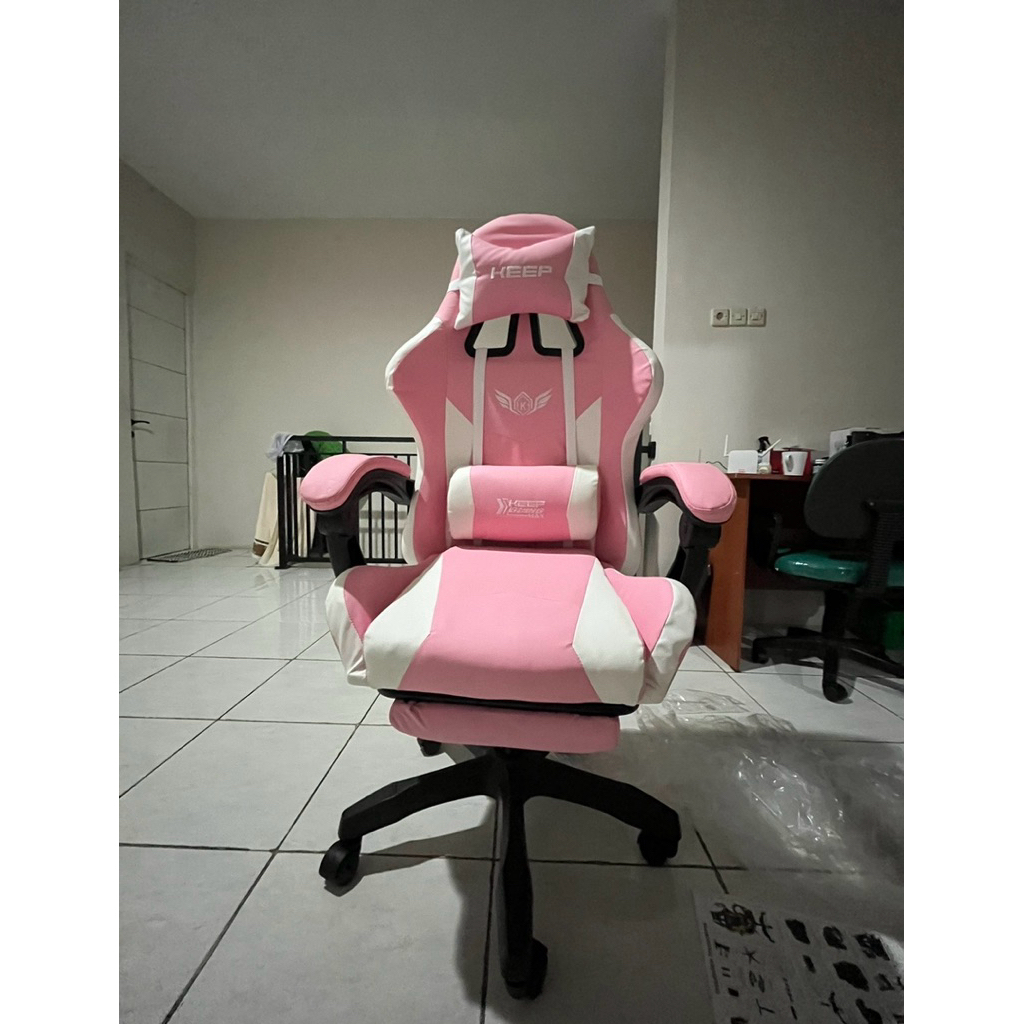 (Pelunasan) Preloved Kursi Gaming Pink
