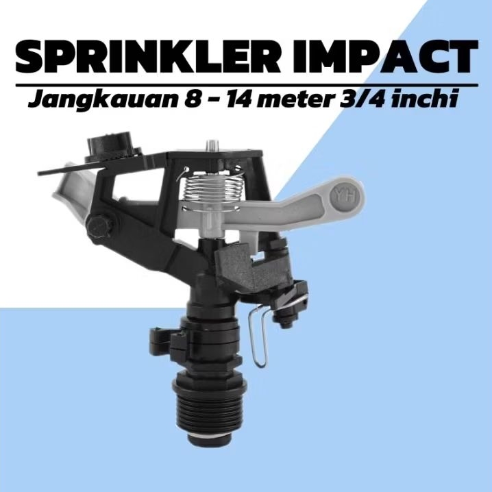 IMPACT SPRINKLER 3/4 INCHI | KINCIR AIR MODEL TEMBAK SIRAMAN 14 METER