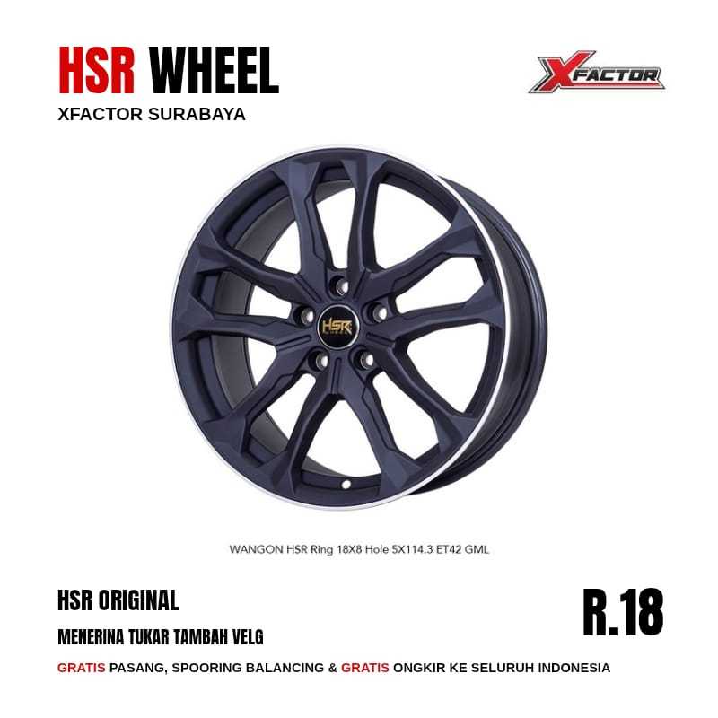 VELG MOBIL R18 HSR WANGON HSR R18X8 5X114,3 ET42 GML 4 PCS VELG