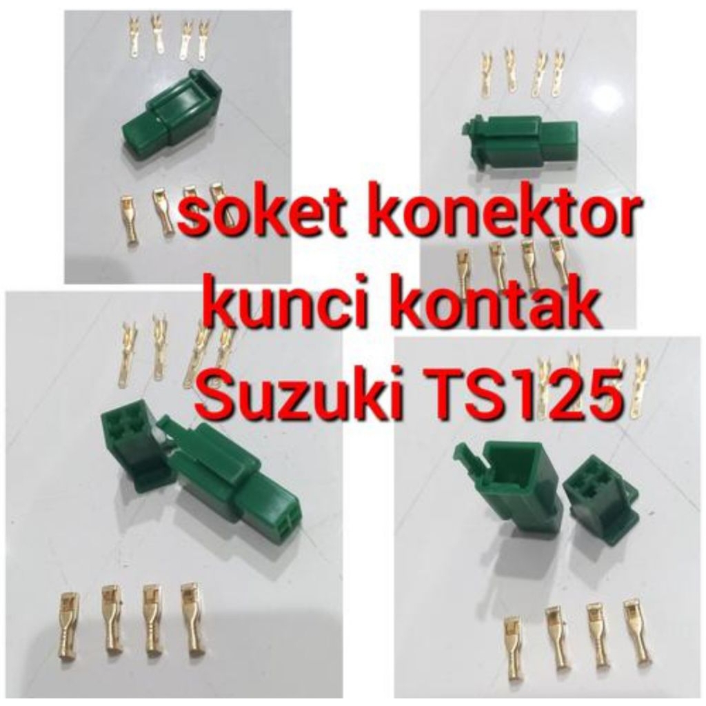 Soket konektor kabel kunci kontak TS125 soket kunci kontak TS 125 soket plastik kunci kontak TS125 c