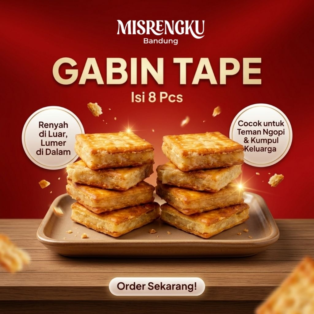 Kue gabin isi 8 | Kue gabin tape