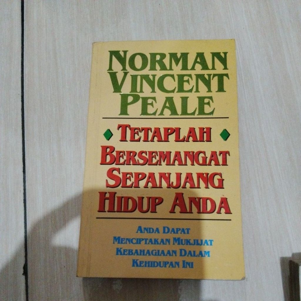 buku berpikir positif motivasi self improvement bekas original