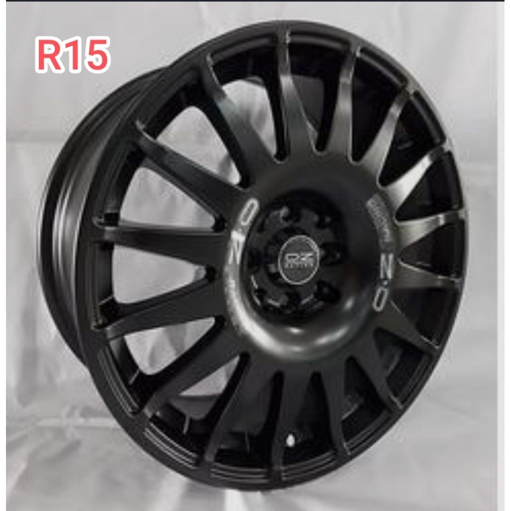 Velg OZ Terra Rally R15 Black 4x100